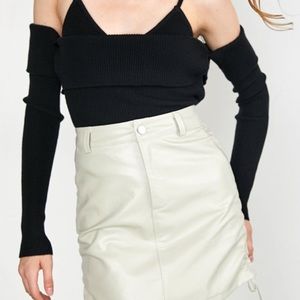 Black Off-Shoulder Sweater